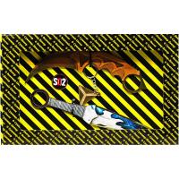 BOX Сувенірний SO-2 Керамбіт GOLD & Кунаі Augustite Сувенир-Декор SO2-13-B