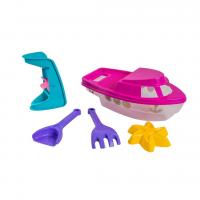 Пісочний набір Кораблик рожевий TIGRES 39647