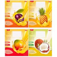 Зошит кольоровий 12 аркушів, лінія (20 штук в упаковці) Мрії Збуваються 2900