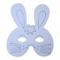 Маска-розмальовка Зайчик, паперова MIC М1409/ км