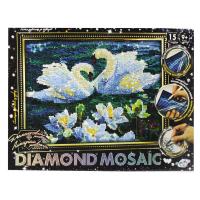Алмазна мозаїка DIAMOND MOSAIC. Лебеді Dankotoys DM-03-01,02,03,04,05...10