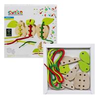 Дерев'яна гра-шнурівка Фрукти, 9 елем. Cubika 14811