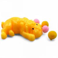 Жуйка-тягучка (таба сквіш) Собачка, 9 см, жовта MIC KA-23-2115