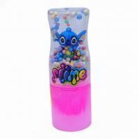 Слайм з кульками і фігуркою Стіч, 5 см (рожевий) MIC MS24-12-365