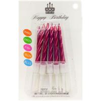 Свічки металік бордо MIC №5/10-91