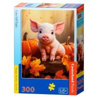 Пазли Миле осіннє порося, 300 елементів Castorland B-030569