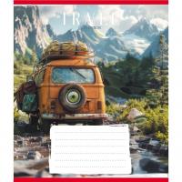 Зошит учнівський "Подорож на авто" 036-570083K-3 в клітинку, 36 аркушів