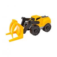 Дитяча автомодель Навантажувач ТехноК 8577TXK з маніпулятором Жовтий