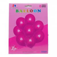 Кульки повітряні Металік, 30 см (8 шт) бордо Z.Y. BALLON 1213-1ЛК