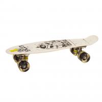 Пенні Борд з світяться колесами Череп (білий) MiC S29661