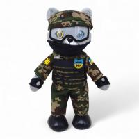 Мʼяка іграшка Котик ЗСУ, патріотична, 33 см MIC PL8241ua