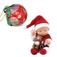 Пупс Санта Клаус в кулі MIC A338A