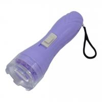 Ліхтарик на батарейках (довжина - 10 см) бузковий MIC 119