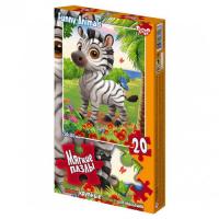М'які пазли Зебра, 20 елем. Danko toys S20-09-01,02,03,04...16