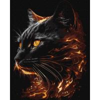Картина за номерами з фарбами металік Вогняна краса 40х50 см Ідейка KHO6516