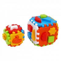 Дитячий розвиваючий кубик "Розумний малюк 1+1" 1899TXK