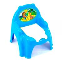 Горщик дитячий з кришкою, блакитний Технок 4074