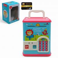 Сейф-скарбничка з кодовим замком Happy Time, блакитний MIC WF3015
