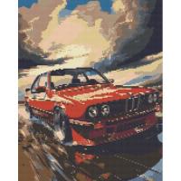 Алмазна мозаїка Авто. BMW E34 40х50 см Origami OD3324