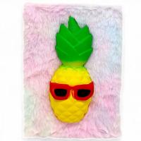 Блокнот хутряний, мʼякий А5 зі сквішем вид 12 MIC M18139