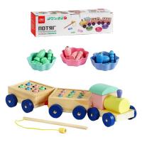 Дерев'яний потяг з риболовлею 4FUN Game Club wood Fun Game 57841