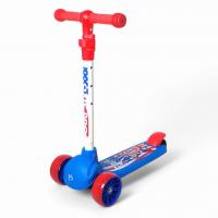 Самокат дитячий триколісний Капітан Америка (синій) MIC SC25120