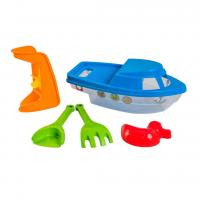 Пісочний набір Кораблик блакитний TIGRES 39647