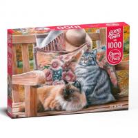 Пазли Котячі посиденьки, 1000 елементів Cherry Pazzi 30585