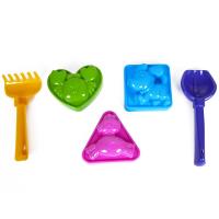 Пісочний набір (3 пасочки, лопатка, граблі) Kinderway KW-01-100