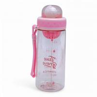 Пляшечка для напоїв, з ситечком (380 мл) рожевий Yiben YB-0666
