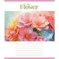 Зошит учнівський "Яскраві квіти" 018-540208L-1 у лінію, 18 аркушів (959054)