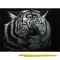 Гравюра Gold Metallic: Тигра (А4) Эконом Danko toys ГрА4