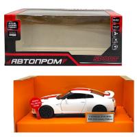 Машинка металева АВТОПРОМ. Nissan GT-R (БІЛИЙ) Автопром 68469