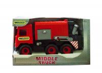 Сміттєвоз Middle truck (червоний) Wader 39488