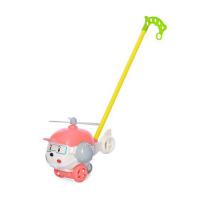 Дитяча каталка на палиці "Вертоліт" 198-19(Pink) дзвіночок, 38 см