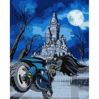 Картина по номерах Batman: Batcycle з фарбами металік extra 40х50см Ідейка KHO8709