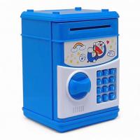 Скарбничка-сейф з вушками, 13 × 8 см (блакитна) MIC MS-24--8-1038