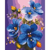 Картина по номерах Сині фіалки 40x50 см Art Craft 13097-AC