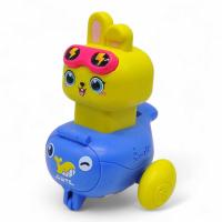 Машинка заводна Звірятко, зі свистком (бузкова) MIC HC230
