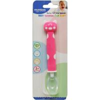 Силіконова ложка Хрюшка, рожева Mumlove №0114