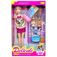 Лялька ВИД 1 (висота 30 см, суглоби на шарнірах, 4 фігурки улюбленців, аксесуари для них, зйомне взуття) ВИД 2 MIC LY 66-1