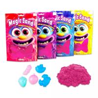 Кінетичний пісок Magic Sand, 500 г (рожевий) Strateg 39403-8