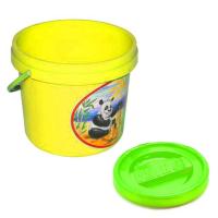 Відерце для піску з кришкою жовтий Unika 0507