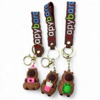 Брелок “Капібара”, в пакеті МІКС, 5.5 см, гума, кріплення, ремінець MIC C69932