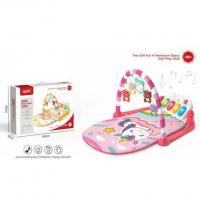 Килимок дитячий, звук, підсвічування, піаніно, мелодії, люстерко, 4 брязкальця AiYinEr 508-8C