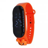 Годинник електронний з регульованим ремінцем, помаранчевий MIC CRQ-2