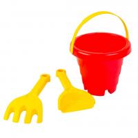 Набір для пісочниці Вежа, червоний MiC 39639