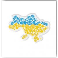 3D стікер Жовто-блакитна Україна (ціна за 1 стікер) Tattooshka SX-64