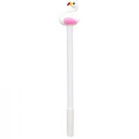 Ручка гелева 6023 "Фламінго"1 шт.  Білий