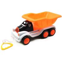 Пластикова машинка Ретро самоскид, 41 см (чорно-помаранчевий) Maximus 5026